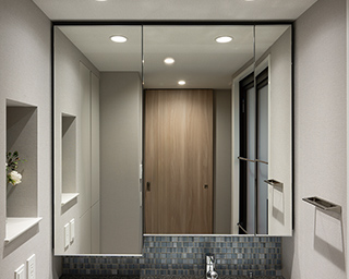 三面鏡・左右非対称ミラー