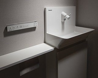 トイレ手洗いカウンター＆カウンター収納