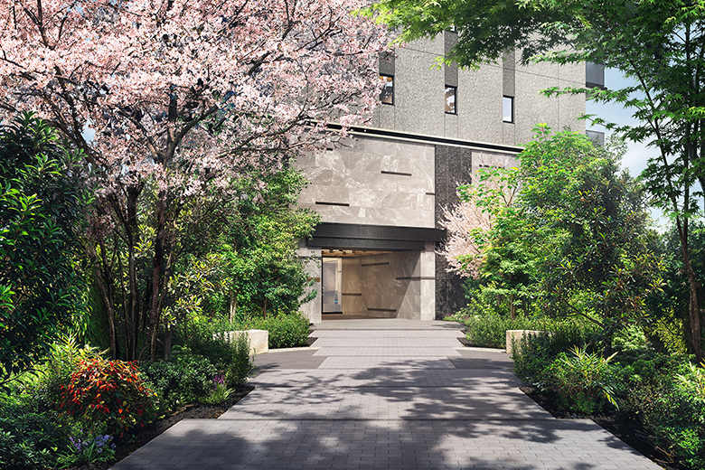 アプローチガーデン完成予想CG